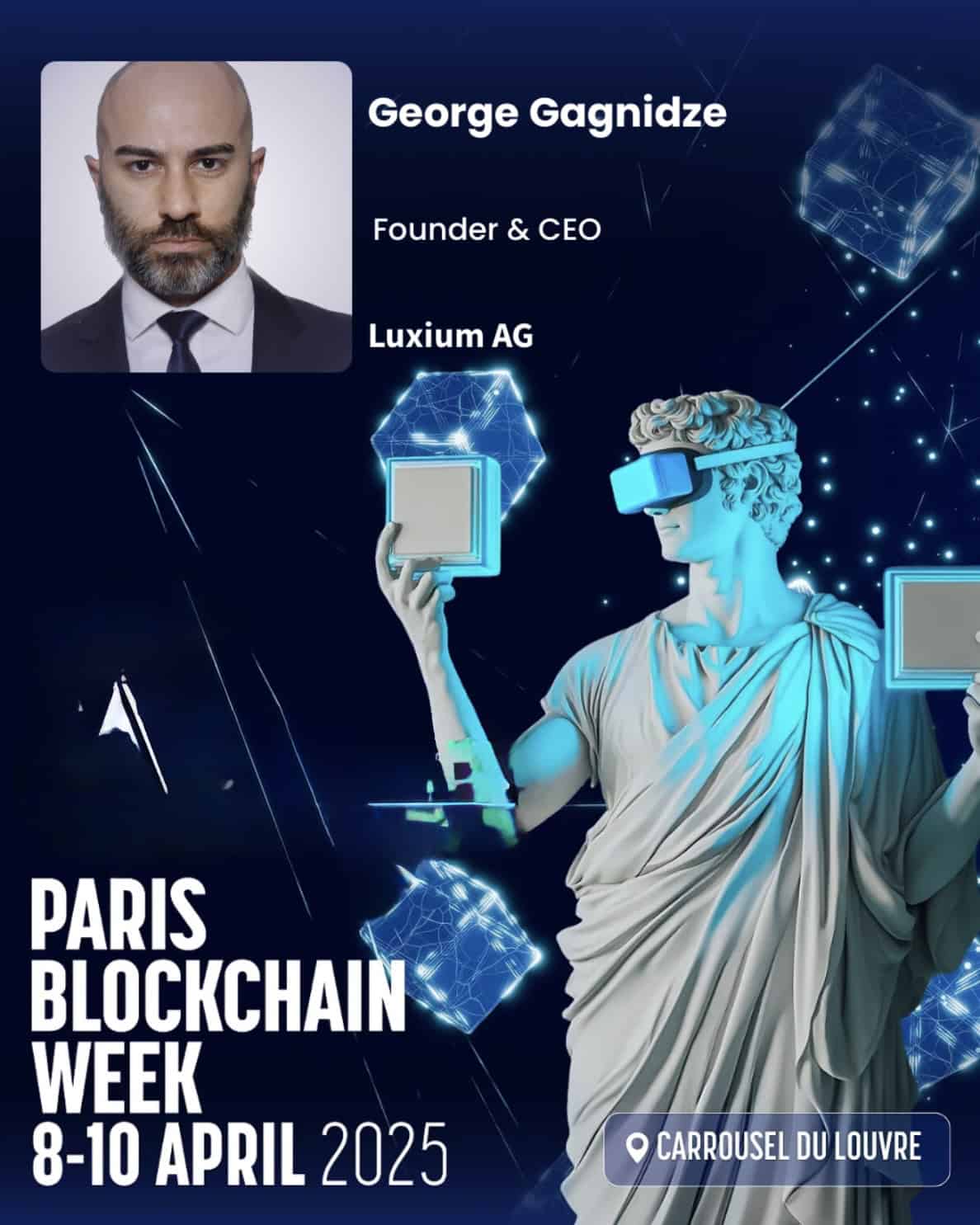 Luxium at the Paris Blockchain Week